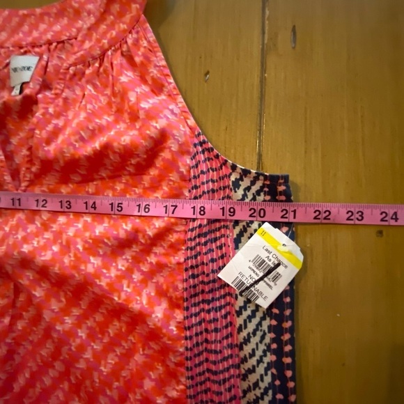 Nic & Zoe Spotty Stripes Maxi Sleeveless Cotton Print Dress New Large - Picture 8 of 14